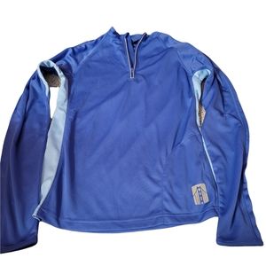Golden Gate National Parks Conservancy Long Sleeve 1/4 Zip Top Size M Blue